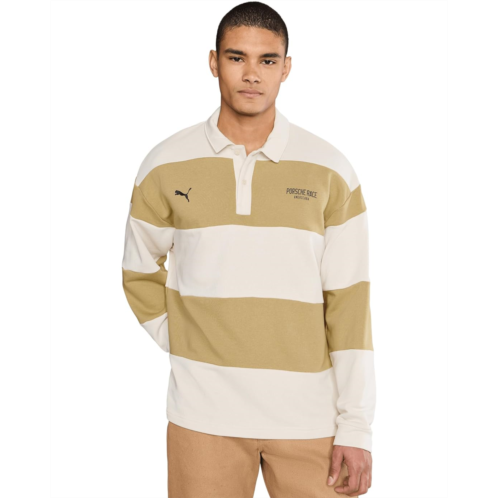 PUMA Porsche Legacy Lifestyle Crew Striped Knit Top