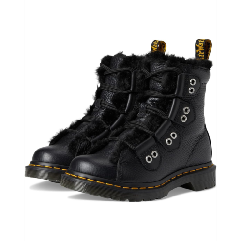 Dr. Martens 1460 Lace To Toe Fur Lined Boots