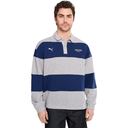 PUMA Porsche Legacy Lifestyle Crew Striped Knit Top