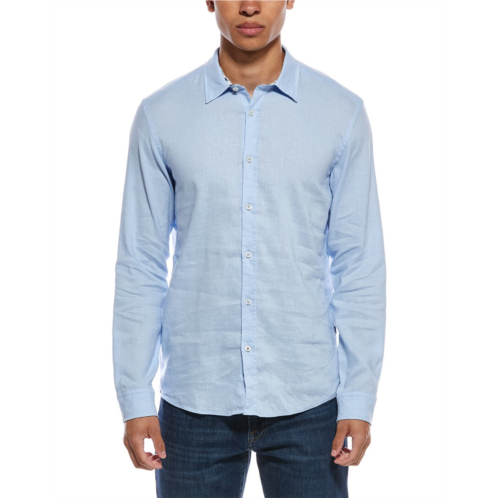 Boss Hugo Boss roan kent linen-blend shirt