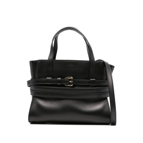 MOSCHINO structured black handbag
