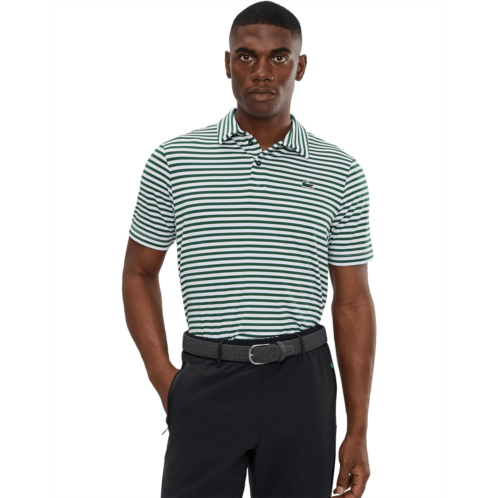 Lacoste Regular Fit Ultra Dry Striped Golf Polo Shirt