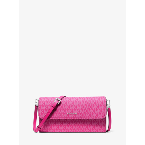 Michael Kors jet set small signature logo convertible crossbody bag