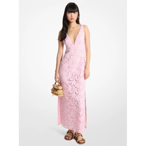 Michael Kors corded floral lace maxi dress
