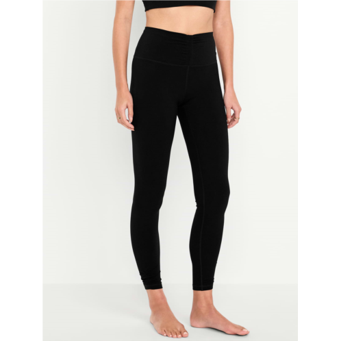 OldNavy High-Waisted StudioSmooth Ruched Leggings