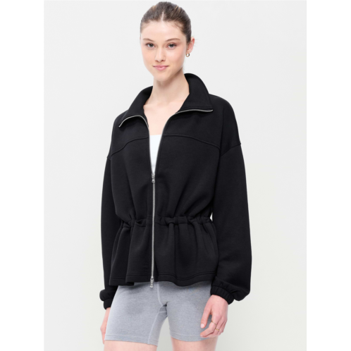 OldNavy Bounce Fleece Full-Zip Cinched Sweatshirt