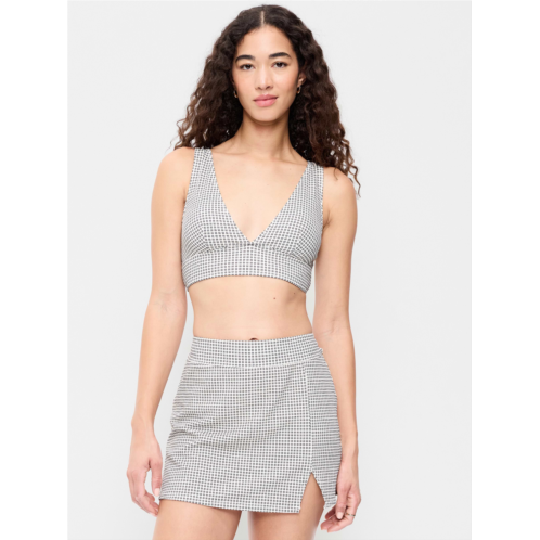 OldNavy Pique Longline Bikini Swim Top