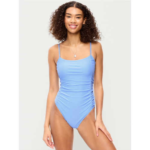 OldNavy Ruched One-Piece Swimsuit