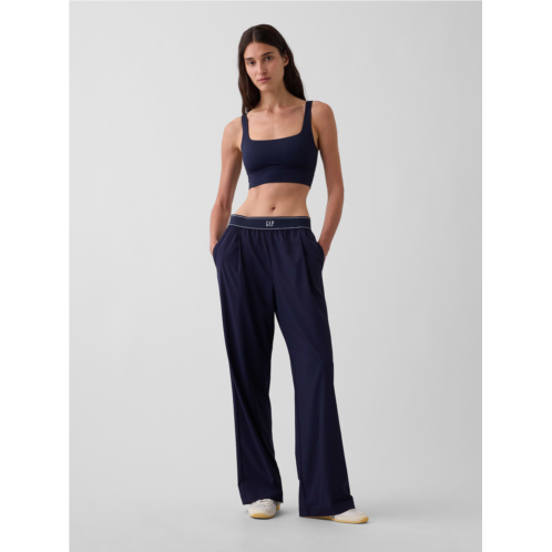 GapFit Pleated Easy Logo Pants