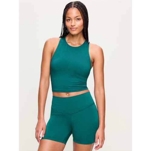 OldNavy Light Support PowerChill High-Neck Racerback Sports Bra