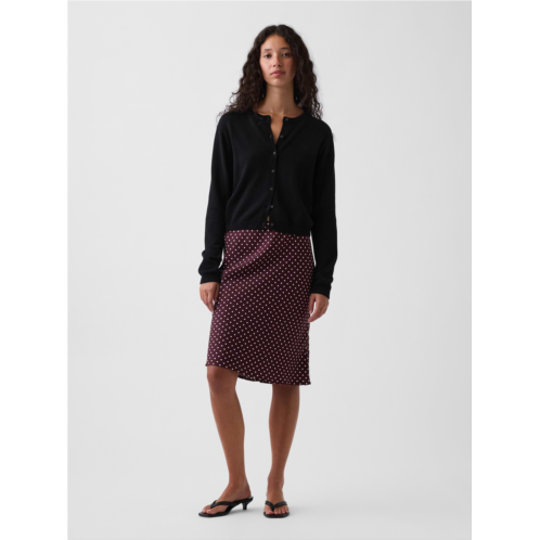 Gap Satin Bias-Cut Skirt