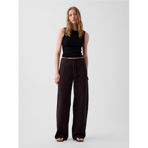 Gap Canvas Easy Baggy Barrel Cargo Pants