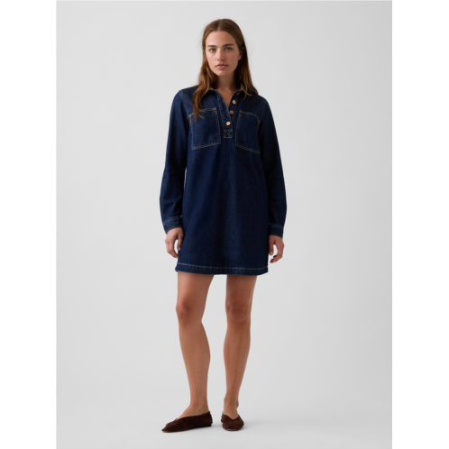 Gap Denim Mini Shift Dress