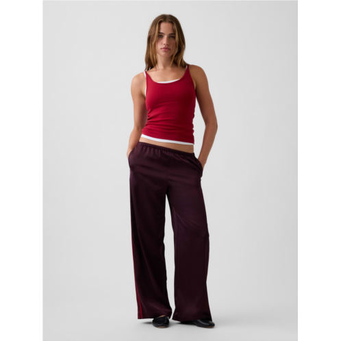 Gap Satin Easy Wide-Leg Pants