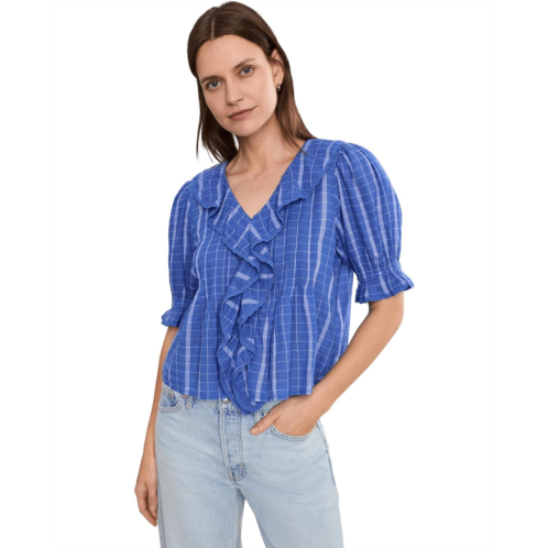 Madewell Kelly Top - Seersucker Crinkle Check