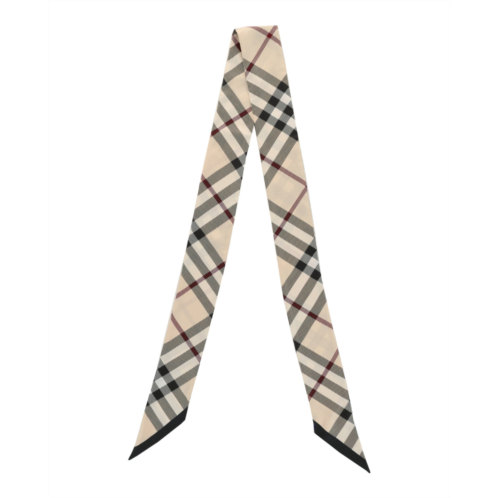 Burberry large vintage check silk scarf