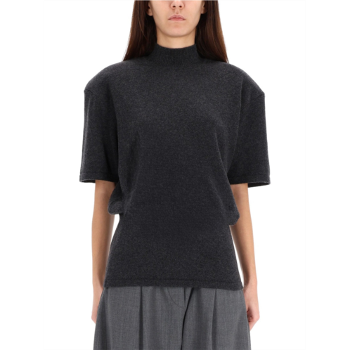 JACQUEMUS grey high neck sweater