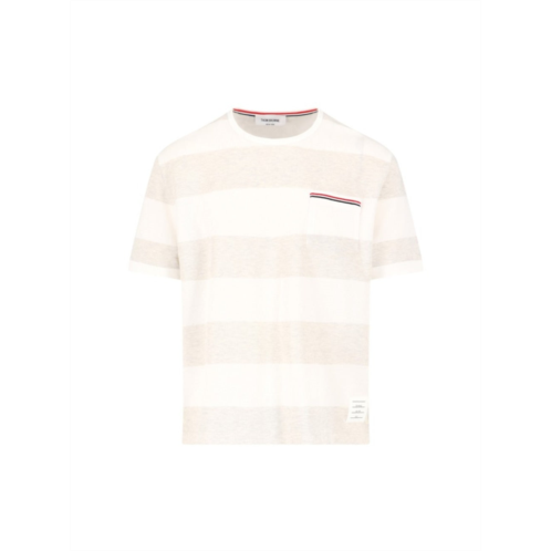 Thom Browne rugby stripe t-shirt off-white
