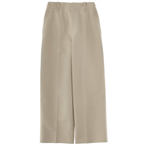JACQUEMUS straight-leg smooth front pleats pants