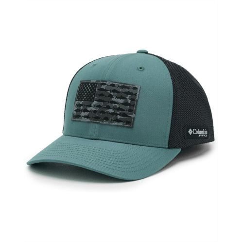 Columbia PFG Fish Flag Mesh Ball Cap