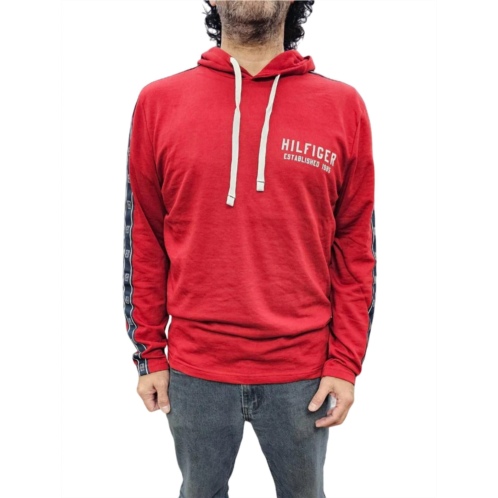 Tommy Hilfiger long sleeve hoodie in currant