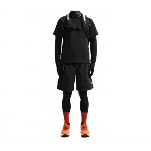 NIKE acg wildsee dri fit top in black anthracite
