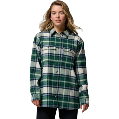 Columbia blue point creek shirt jacket womens forest buffalo check jax1110