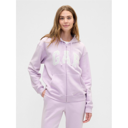 Relaxed Gap Logo Zip Hoodie