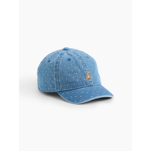 Gap Baby & Toddler Denim Dot Baseball Hat