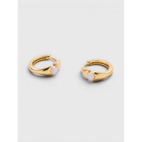 Gap Admiral Row Opal Mini Huggie Hoop Earrings