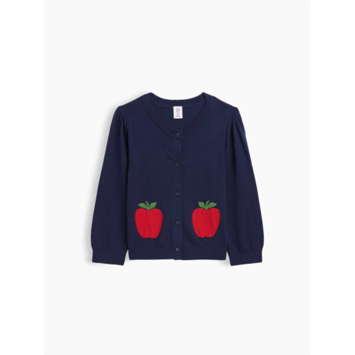 babyGap Puff Sleeve Graphic Cardigan