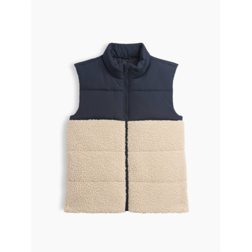 Gap Kids Relaxed Sherpa Puffer Vest