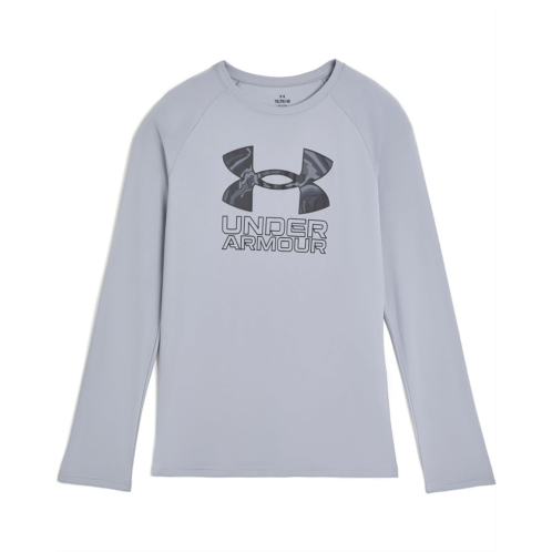 Boys Under Armour Kids Tech Hybrid Print Long Sleeve (Big Kid)