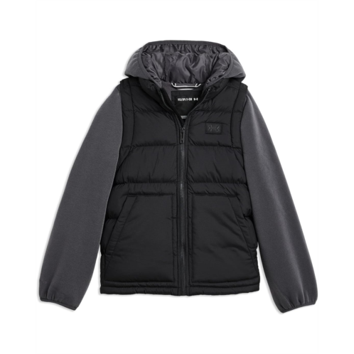 Boys Under Armour Kids 2 Fer Hoodie Vest (Big Kid)