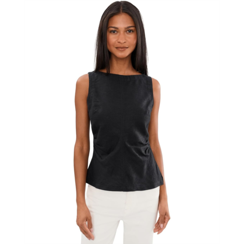 Womens Madewell New Boatneck Side Cinch Shell - Estero L
