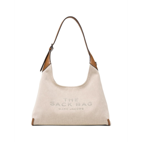Marc Jacobs The Canvas And Leather Belted Sack Bag