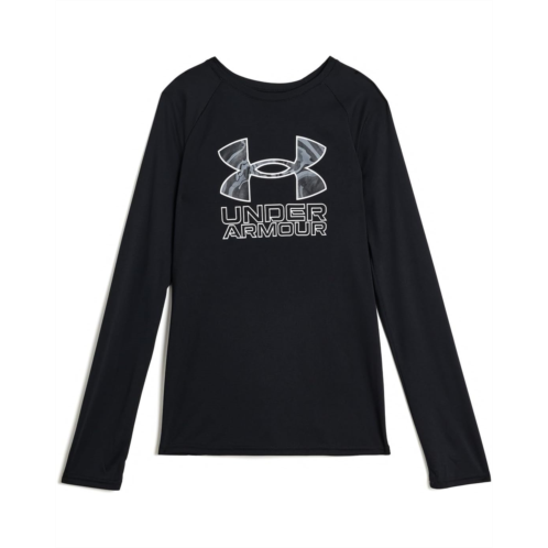 Boys Under Armour Kids Tech Hybrid Print Long Sleeve (Big Kid)