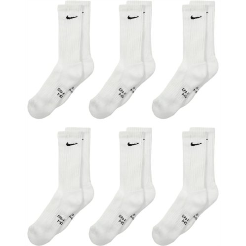 Kids Nike Kids Performance Cushioned Dri-FIT Crew Training Socks 6-Pair Pack (Little Kid/Big Kid)
