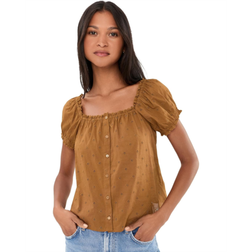 Womens Madewell Chateau Top - Foulard Eyelet