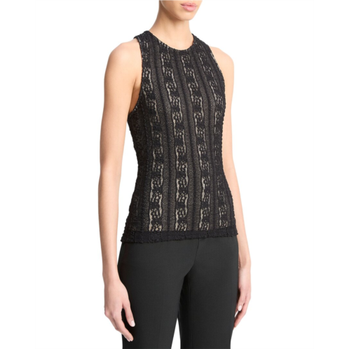 Vince high neck shell