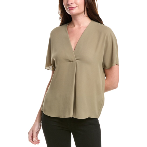 Vince crepe v-neck blouse