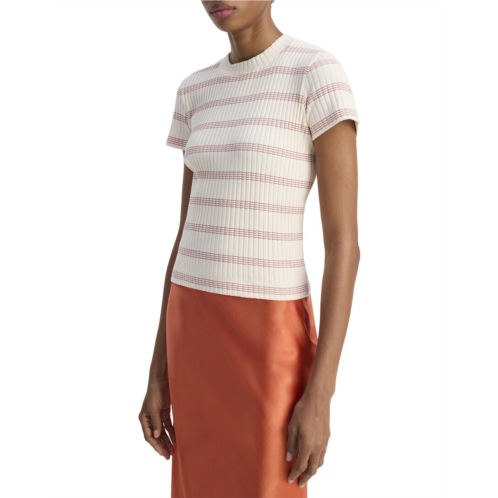 Vince striped crewneck top
