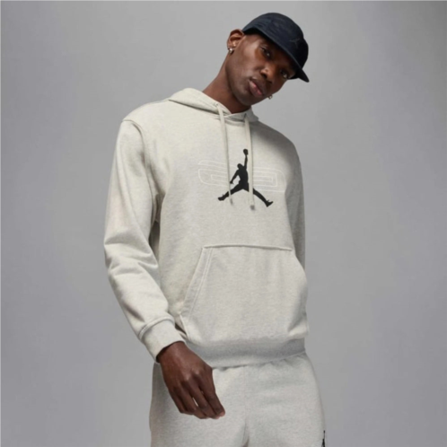 Jordan sport crossover hoodie mens gray heather fleece pullover active dsgl106