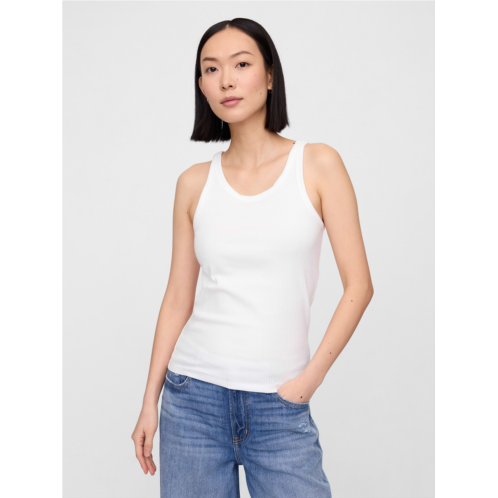 Gap Ribbed Scoopneck Tank Top