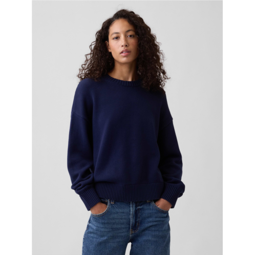Gap Relaxed Stripe Crewneck Sweater