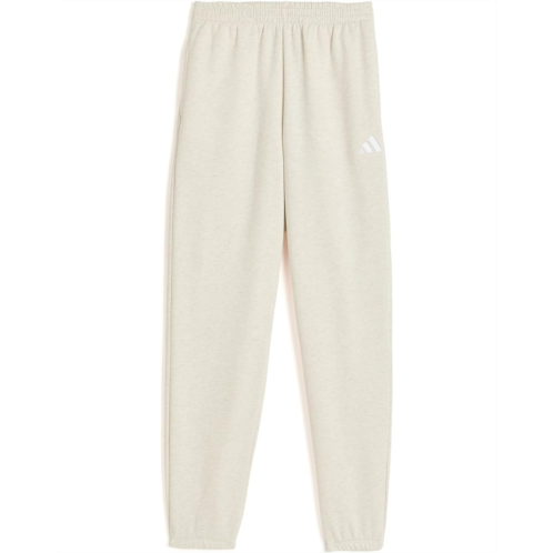 Girls adidas Kids Elastic Waistband Minimal Logo Loose Joggers (Big Kid)
