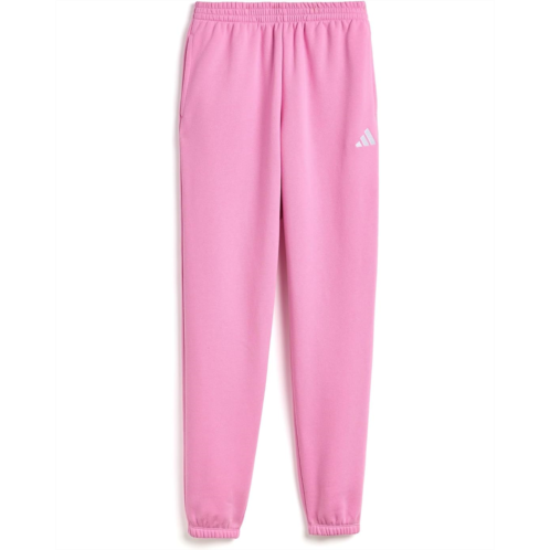 Girls adidas Kids Elastic Waistband Minimal Logo Loose Joggers (Big Kid)