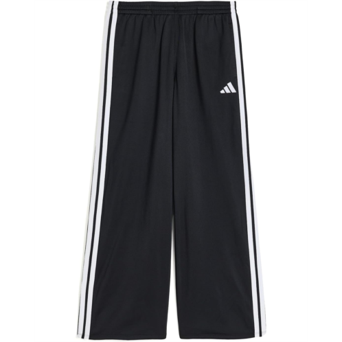 Girls adidas Kids Elastic Waistband Tricot Wide Leg Pants (Big Kid)