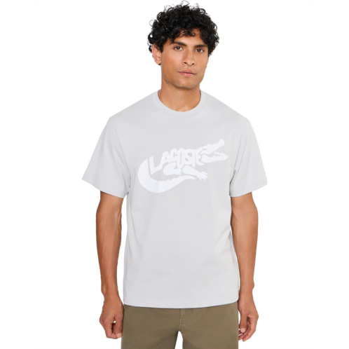Mens Lacoste Classic Fit Croc Graphic T-Shirt