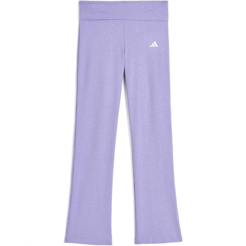 Girls adidas Kids Folded Waistband Kick Flare Pants (Big Kid)